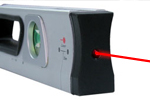 Integrated point-laser