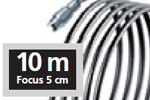 Cable-length 10m, focus 5 cm