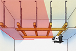 Ideal for mounting horizontally and vertically on drywall construction profiles.