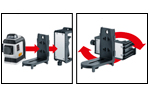 Stand-alone device or in combination: clamp & wall bracket